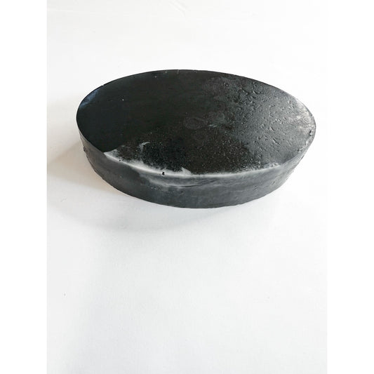 Vanilla Charcoal Cocoa Butter Oval Soap