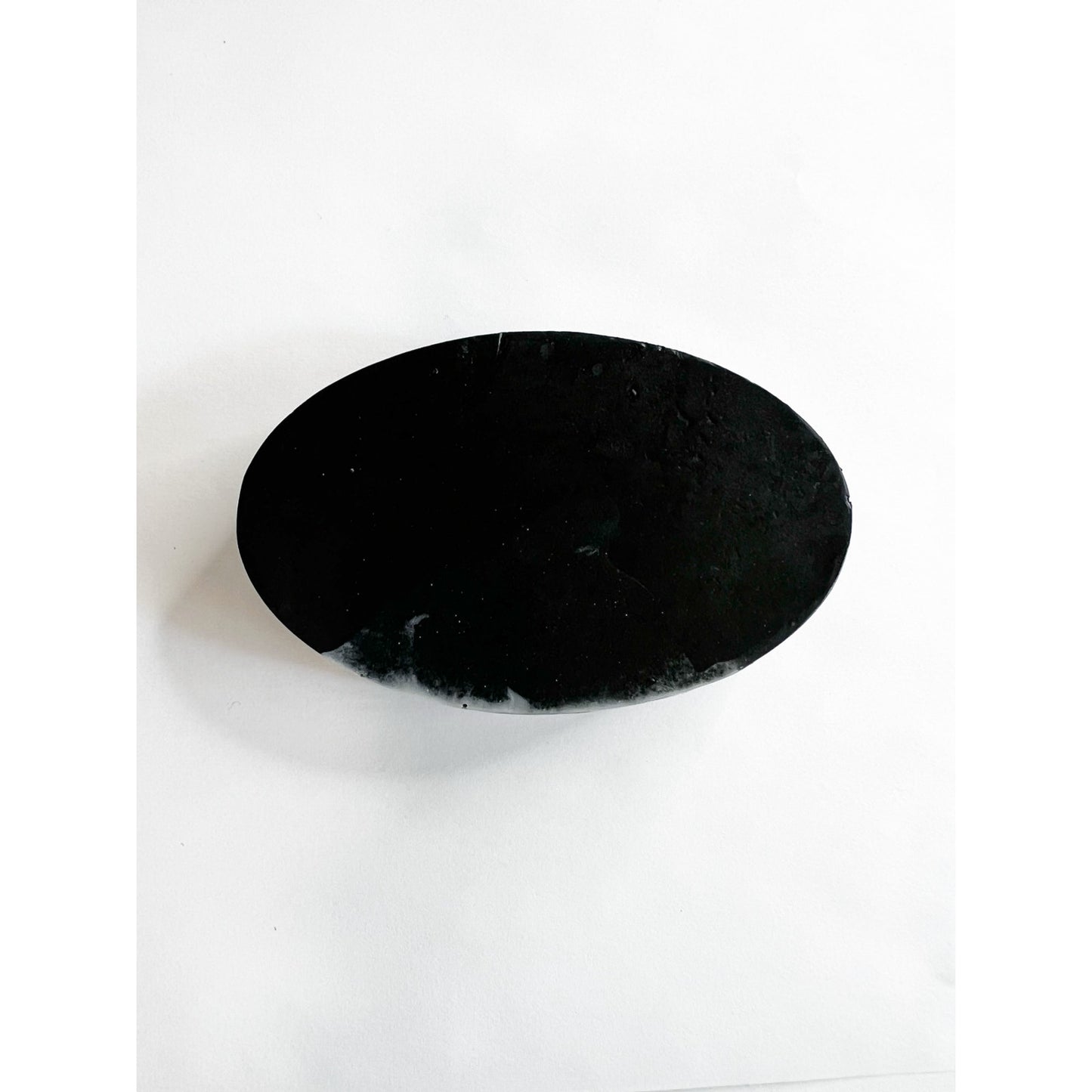 Vanilla Charcoal Cocoa Butter Oval Soap